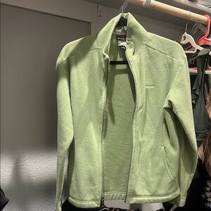 Women's Green Fleece Jacket